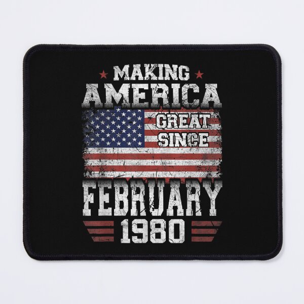 Item preview, February 1980 American Flag 42nd Birthday Gifts 42 Yrs Old  designed and sold by brita797.