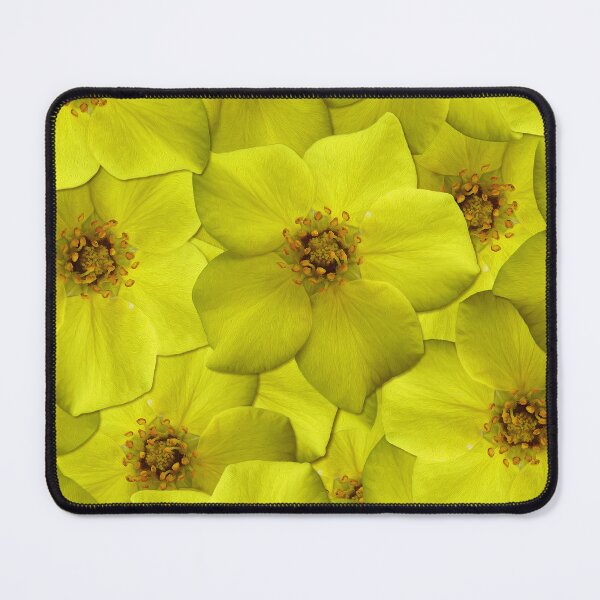 Item preview, Shrubby Cinquefoil Seamless Pattern designed and sold by GobaFineArts.