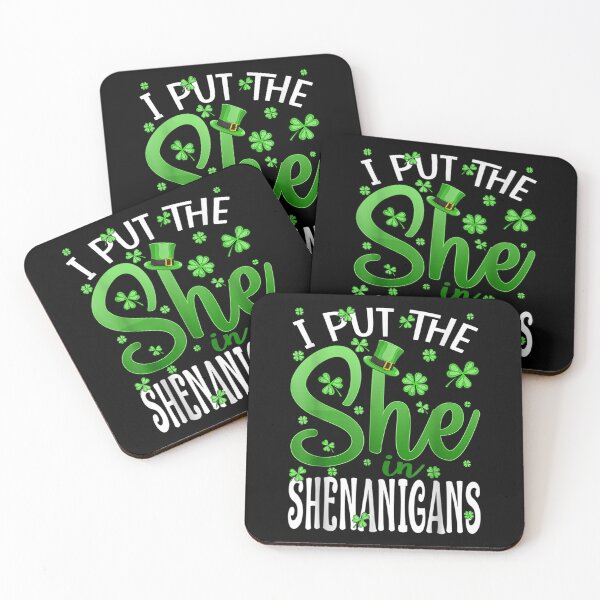 Item preview, I Put The She In The Shenanigans St Patrick's Day Funny Gift  designed and sold by brita797.