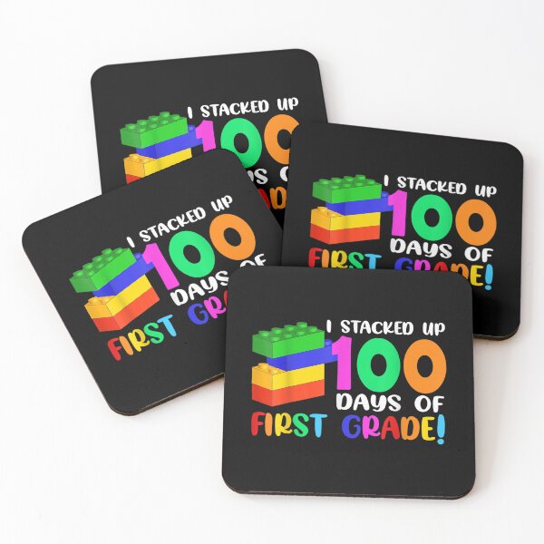Item preview, Colorful Blocks I Stacked Up 100 Days Of First Grade  designed and sold by amyadt77.