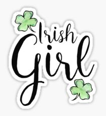 Irish Girl Sticker