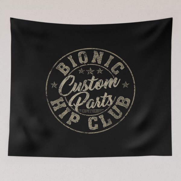 Item preview, Bionic Hip Club Custom Parts Funny Hip Surgery Vintage  designed and sold by amyadt77.