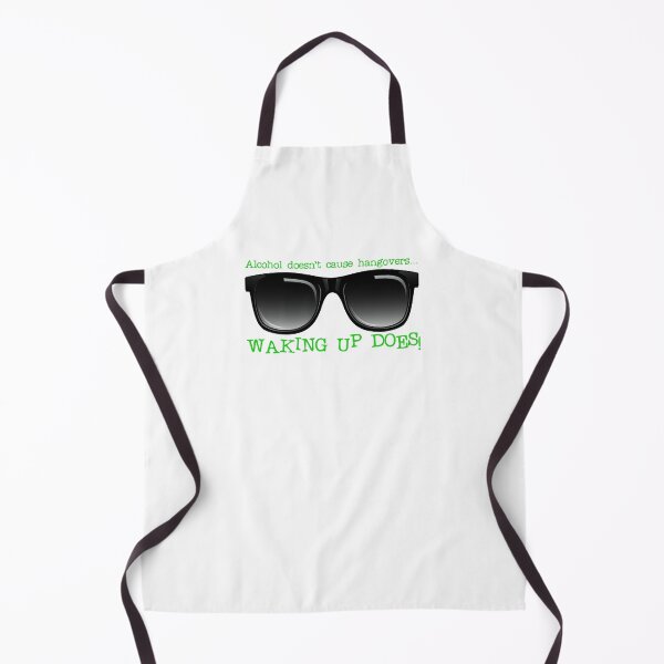 Item preview, Alcohol Doesn’t Cause Hangovers…! Green (on White) designed and sold by PawsitiveMum.