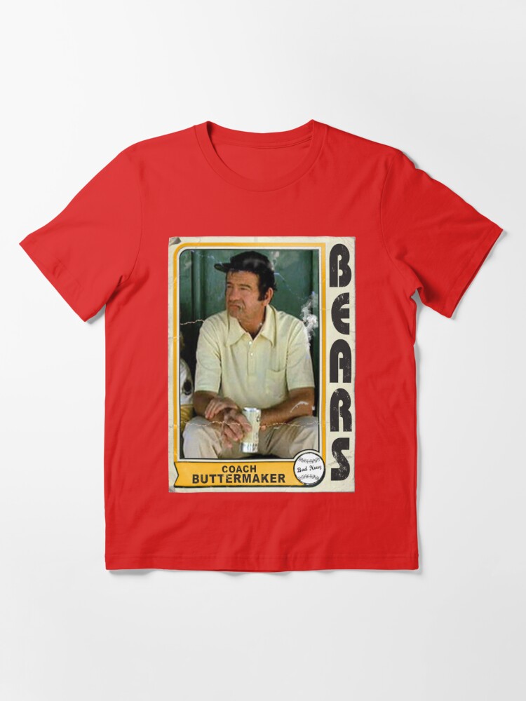 Coach Buttermaker Vintage Bad News Bears Baseball Card Essential T-Shirt  for Sale by acquiesce13