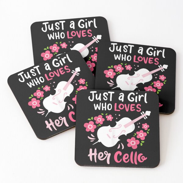 Item preview, Cello Cellist Just A Girl Who Loves Her Cello  designed and sold by brita797.