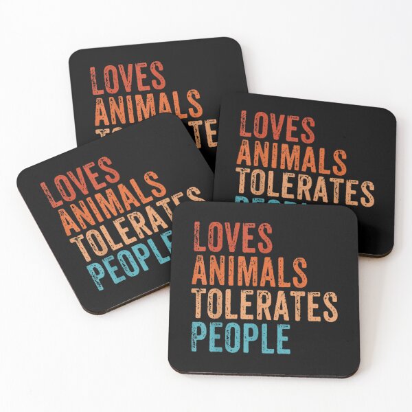 Item preview, Loves Animals Tolerates People Dog Mom Cat Mom Animal Lover  designed and sold by brita797.