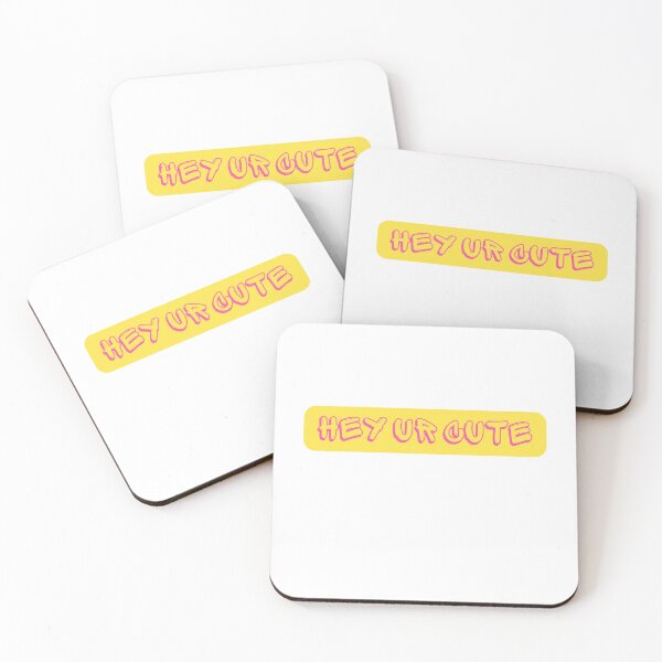 Item preview, hey ur cute classic t shirt | sticker designed and sold by sugarcube1999.