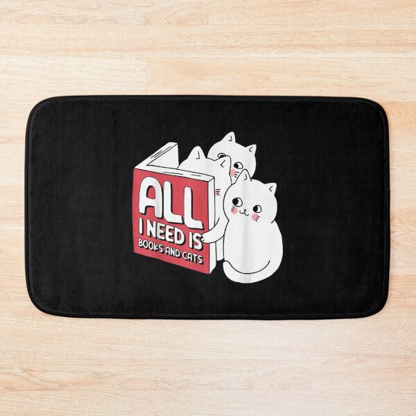 Item preview, Cat Lovers All I Need Is Books Cats Book  designed and sold by brita797.