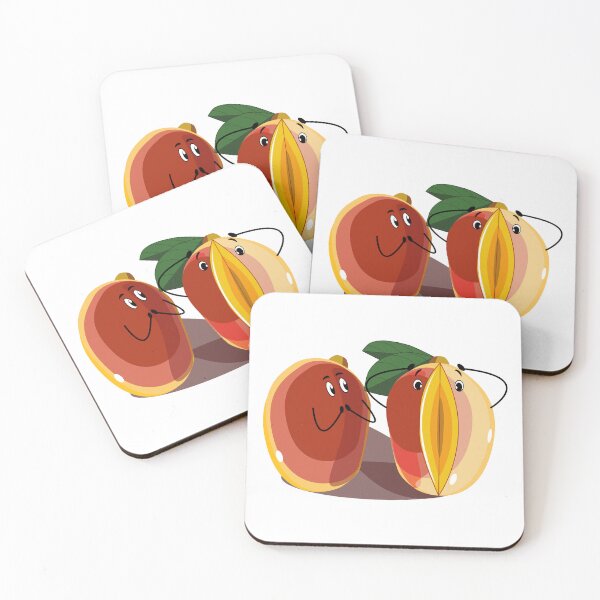Item preview, Funny mangoes cartoon illustration  designed and sold by Mashusha-art.