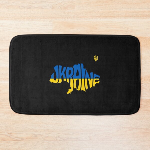 Aperçu de l'œuvre Drapeau de l'Ukraine Drapeau ukrainien de Kiev Tryzub, soutenez l'Ukraine créée et vendue par AshleyConnelly.