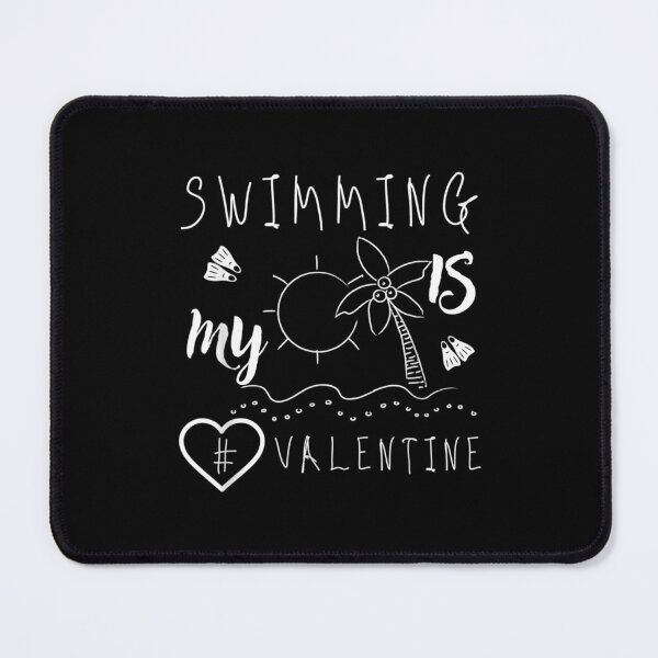 Item preview, Swimming Is My Valentine Funny Heart Swimming Valentines Day designed and sold by amyadt77.