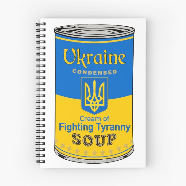 Item preview, UKRAINE SOUP Fighting Tyranny by Bruce Ashman Baker designed and sold by Bruce ALMIGHTY Baker.