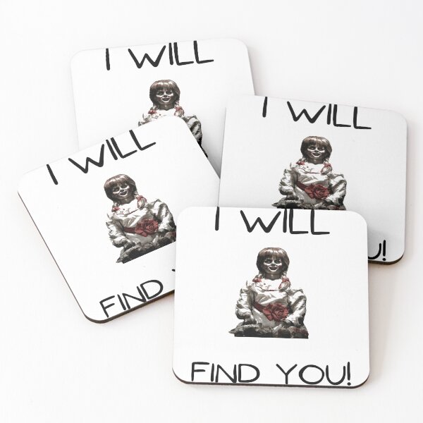 Item preview, A Girl Who Loves I Will Find You Annabel Quote Scary Photographic Style designed and sold by ConnorHeagney26.