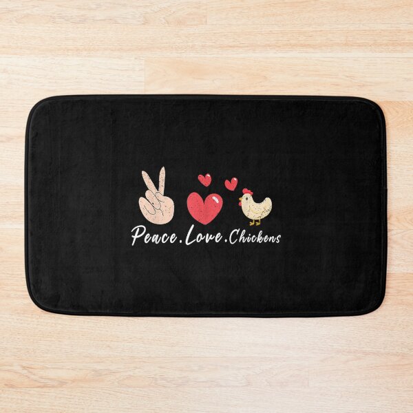 Item preview, Peace Love Chickens Funny Chicken Farmer Chicken  designed and sold by aprilsav.