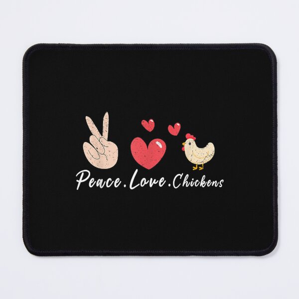 Item preview, Peace Love Chickens Funny Chicken Farmer Chicken  designed and sold by aprilsav.