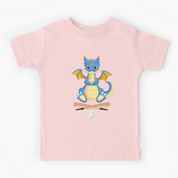 Item preview, Dragon Playing Baseball ,Funny Good Dragon Baseball Lovers Blue Design designed and sold by pedrored369.