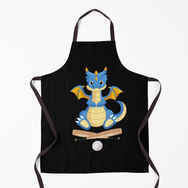 Item preview, Dragon Playing Baseball ,Funny Good Dragon Baseball Lovers Blue Design designed and sold by pedrored369.