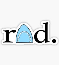 Rad shark Sticker