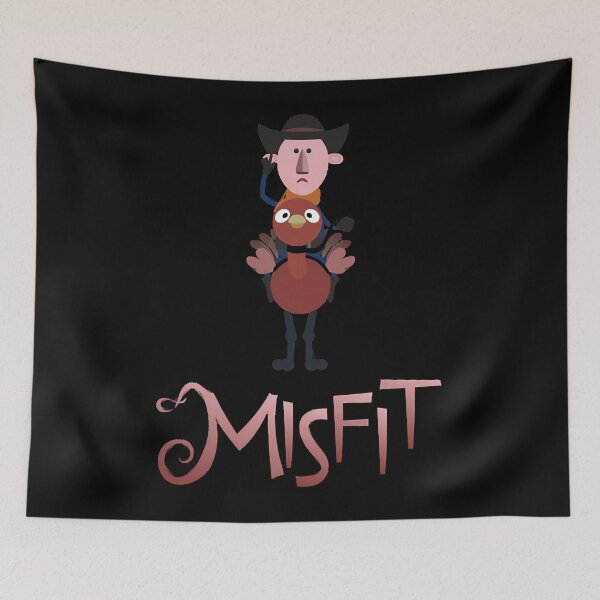 Item preview, Misfit - Ostrich-Riding Cowboy designed and sold by AcaxaHino.