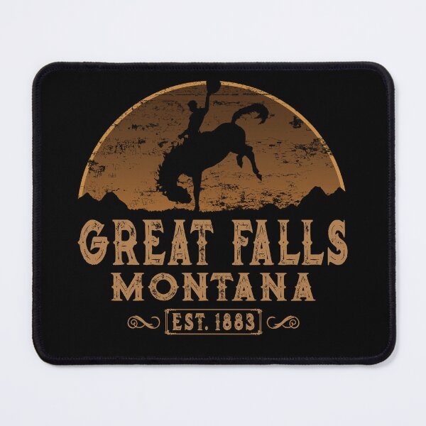 Item preview, Great Falls Montana MT Wild West Cowboy designed and sold by NoBonesLife.