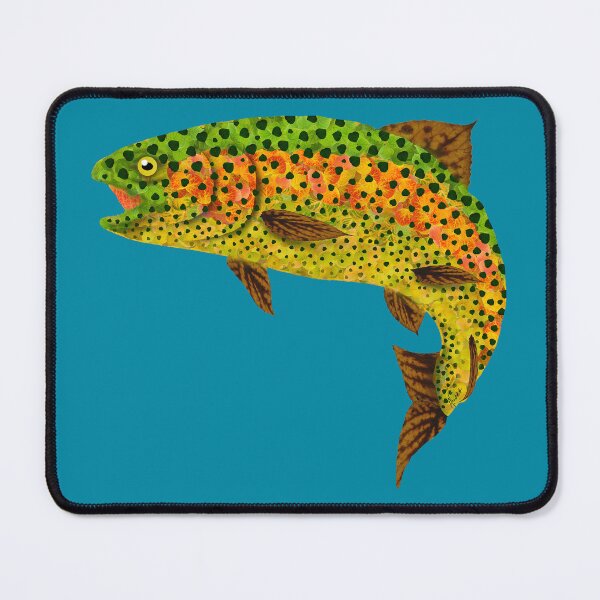 Item preview, Aspen Leaf Rainbow Trout 1 designed and sold by GobaFineArts.