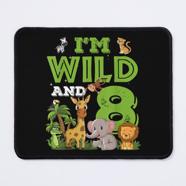 Item preview, I'm Wild And Eight 8 Birthday 8 Year Old Birthday  designed and sold by amyadt77.