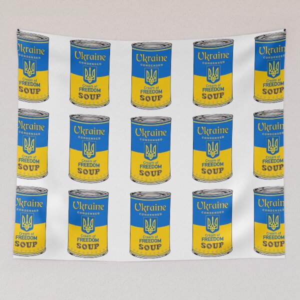 Item preview, UKRAINE SOUP Freedom by Bruce Ashman Baker designed and sold by Bruce ALMIGHTY Baker.