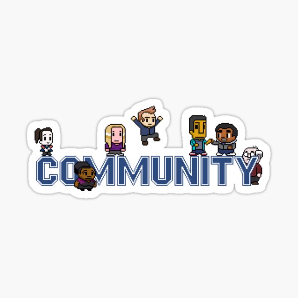 Item preview, Community Logo with Characters Essential T-Shirt designed and sold by MulhollandJoine.