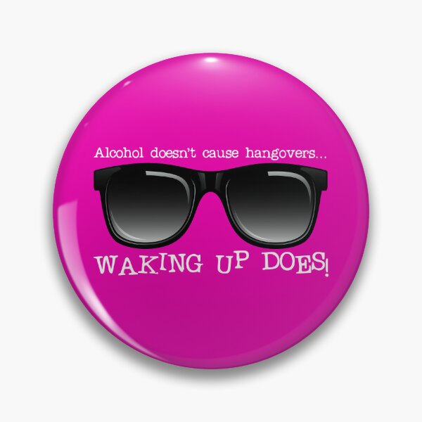 Item preview, Alcohol Doesn’t Cause Hangovers…! (on Pink) designed and sold by PawsitiveMum.