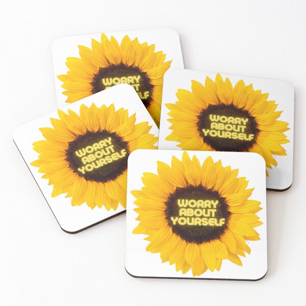 Item preview, Sunflower Worry About Yourself designed and sold by toadsforall.