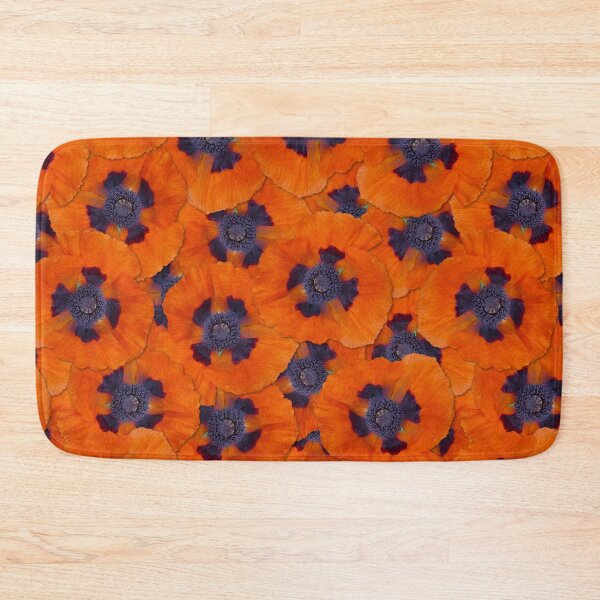 Item preview, Scarlet Orange Poppy Seamless Pattern designed and sold by GobaFineArts.