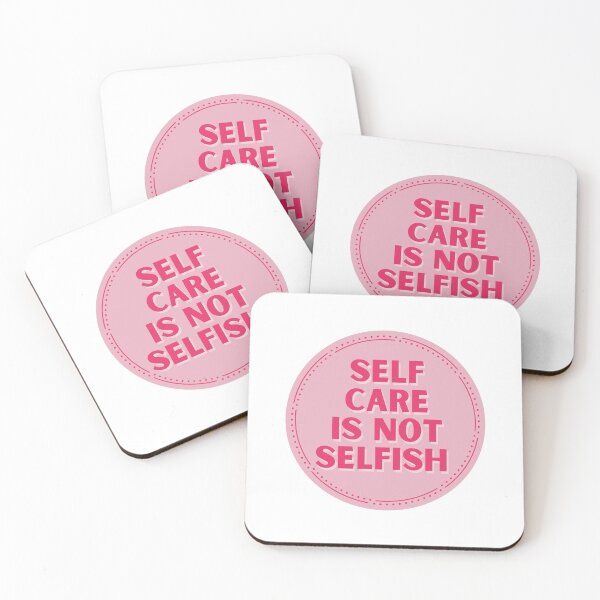 Item preview, Self Care Is Note Selfish Motivational Mantra designed and sold by Hear4theEars.