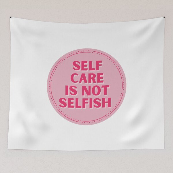 Item preview, Self Care Is Note Selfish Motivational Mantra designed and sold by Hear4theEars.