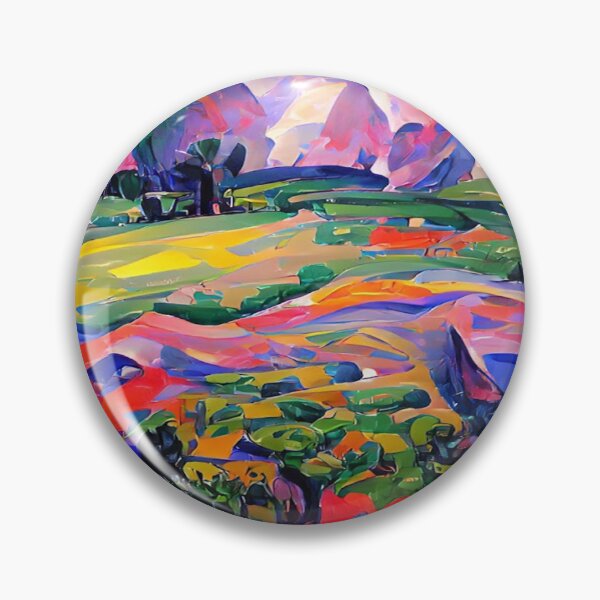 Item preview, Modern Abstract Art Landscape Painting -Fauvist designed and sold by CattlettArt.