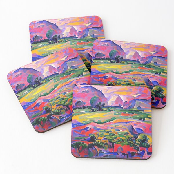 Item preview, Modern Abstract Art Landscape Painting -Fauvist designed and sold by CattlettArt.