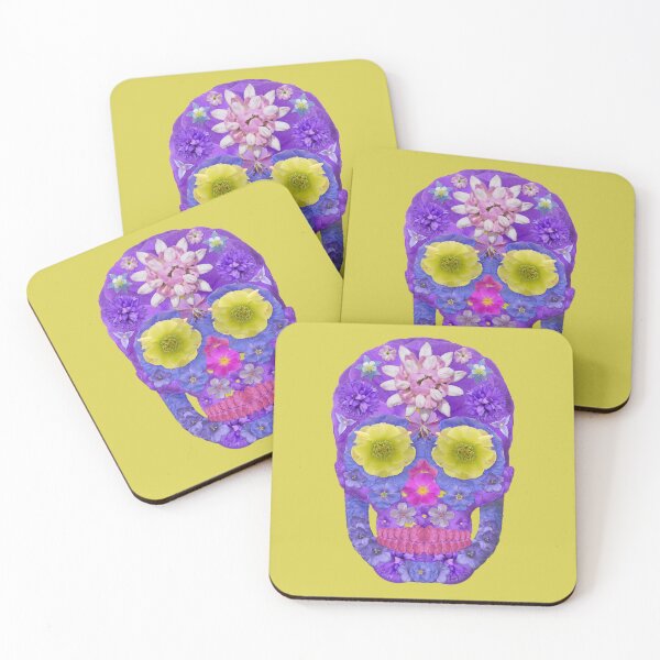 Item preview, Flower Skull 5 designed and sold by GobaFineArts.