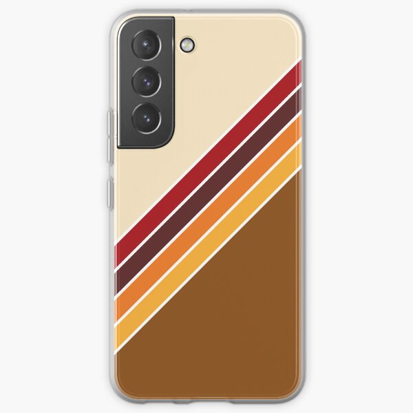 1970s Vintage Retro Sport Stripes Samsung Galaxy Soft Case