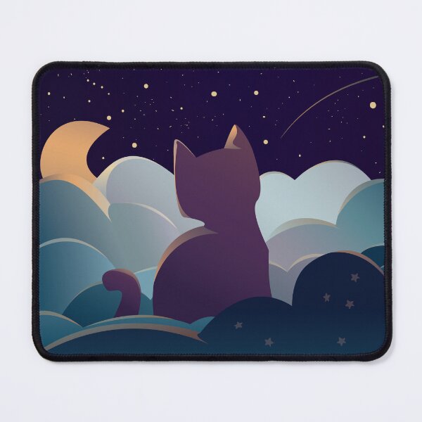 Item preview, Summer Night Cat designed and sold by Evsie.