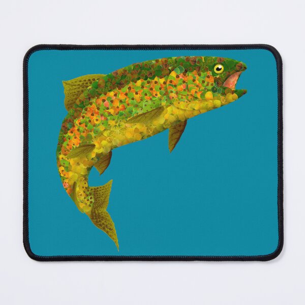 Item preview, Aspen Leaf Rainbow Trout 3 designed and sold by GobaFineArts.