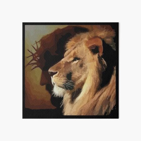 Lion Of Judah Art Art Board Print For Sale By Timothysaylor Redbubble   Gbrf,6x6,f,540x540 Pad,450x450,f8f8f8 