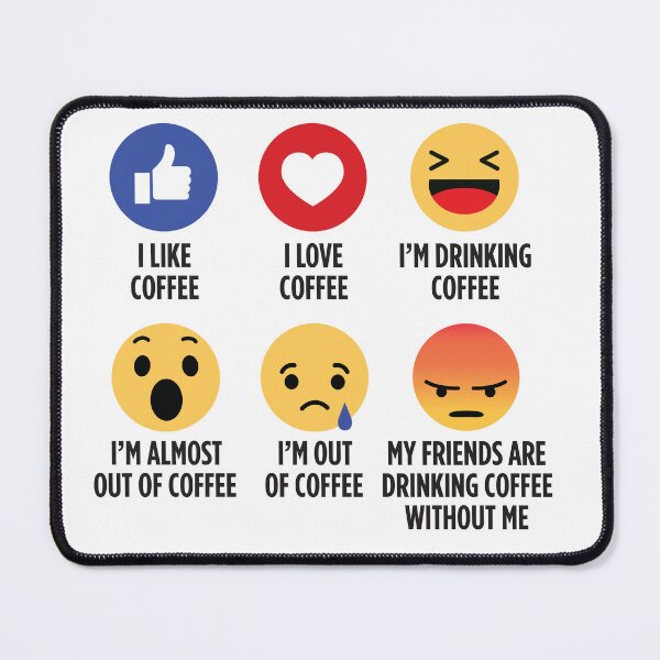 Item preview, Coffee Emojis designed and sold by GobaFineArts.