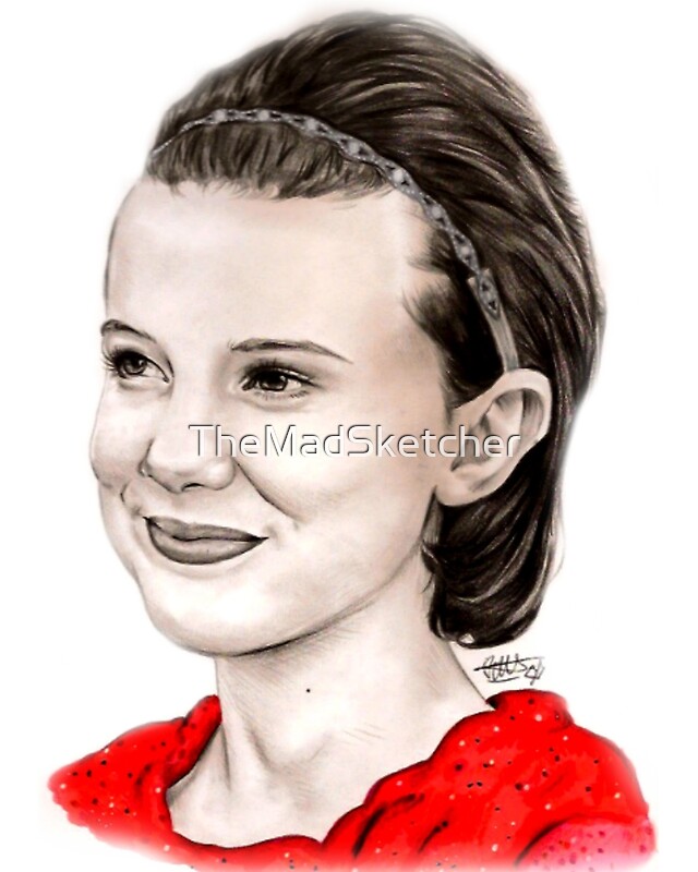 "Millie Bobby Brown" Art Prints by TheMadSketcher Redbubble