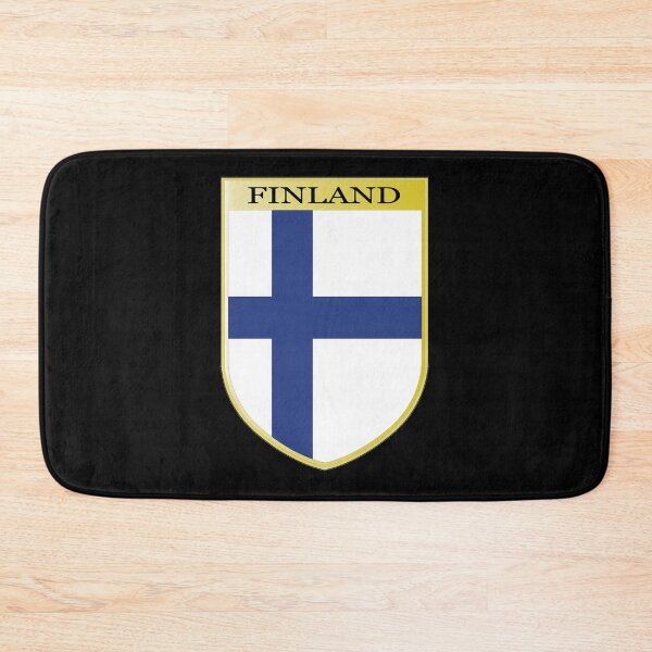 Artikelvorschau, Finnland-Emblem (finnische Flagge) Aufkleber entworfen und verkauft von madisonbau.