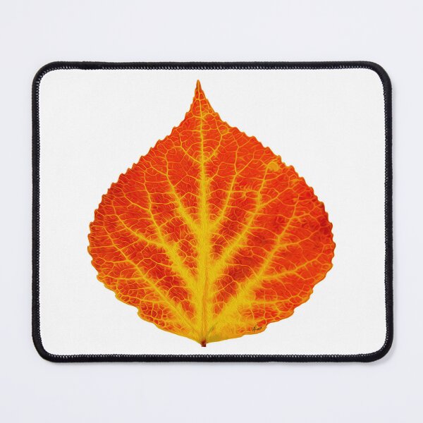 Item preview, Red & Yellow Aspen Leaf #10 All-Over designed and sold by GobaFineArts.