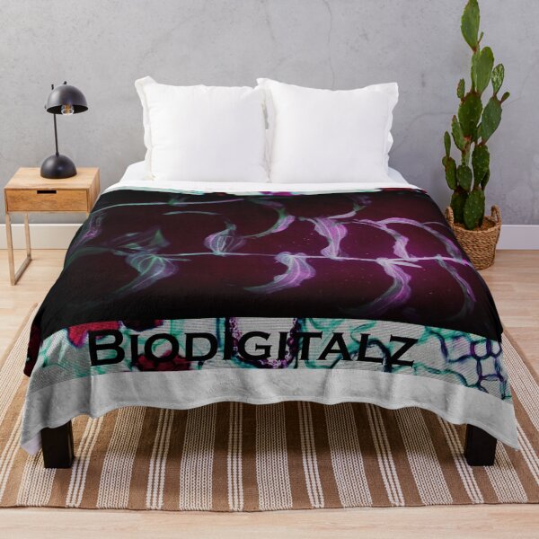 Item preview, Neon Ocean Vaporwave Botany designed and sold by BioDigital-Jazz.