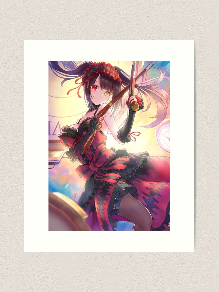 Kurumi Tokisaki Date A Live Clock for Sale by Spacefoxart