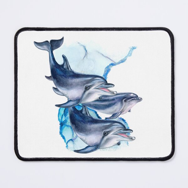 Item preview, Dolphins swimming Everybody Loves Dolphins and this is a Lovely Dolphin Design designed and sold by Abstractdiva.
