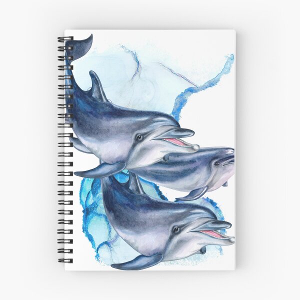 Item preview, Dolphins swimming Everybody Loves Dolphins and this is a Lovely Dolphin Design designed and sold by Abstractdiva.