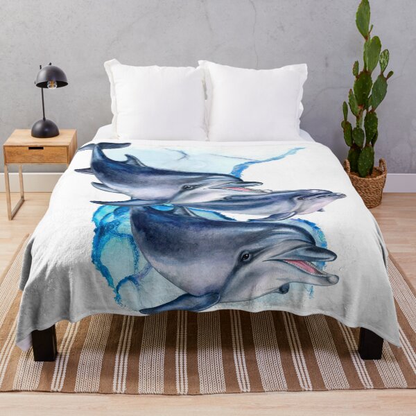 Item preview, Dolphins swimming Everybody Loves Dolphins and this is a Lovely Dolphin Design designed and sold by Abstractdiva.