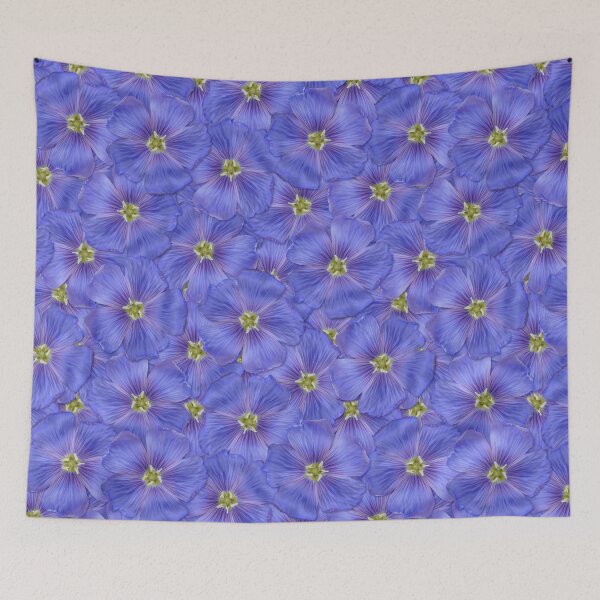 Item preview, Blue Flax Seamless Pattern designed and sold by GobaFineArts.